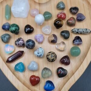 Crystal Heart and Mushroom Mixed Assortment, 135G